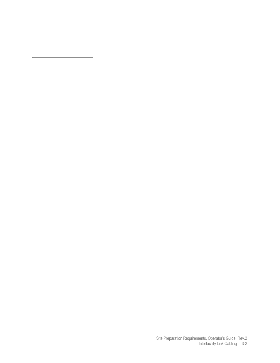 Interfacility link cable | Comtech EF Data MIDAS Site Preparation Requirements User Manual | Page 20 / 30