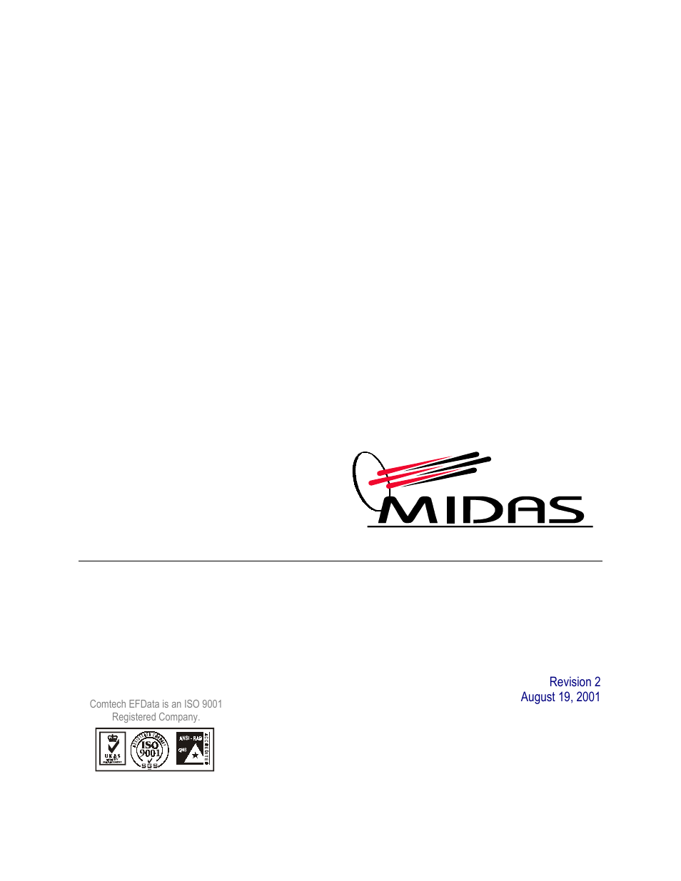 Site preparation requirements operator’s guide | Comtech EF Data MIDAS Site Preparation Requirements User Manual | Page 3 / 30