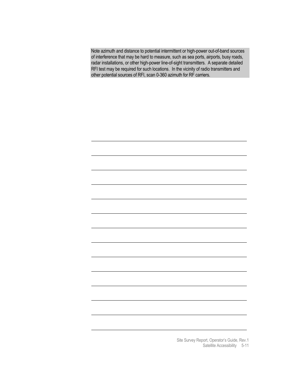 Comtech EF Data MIDAS Site Survey Report User Manual | Page 41 / 64