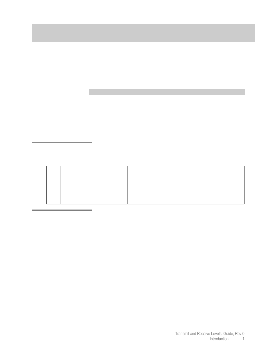 Chp 1 introduction, Equipment, Transmit levels | Comtech EF Data MIDAS Transmit and Receive Levels User Manual | Page 11 / 14