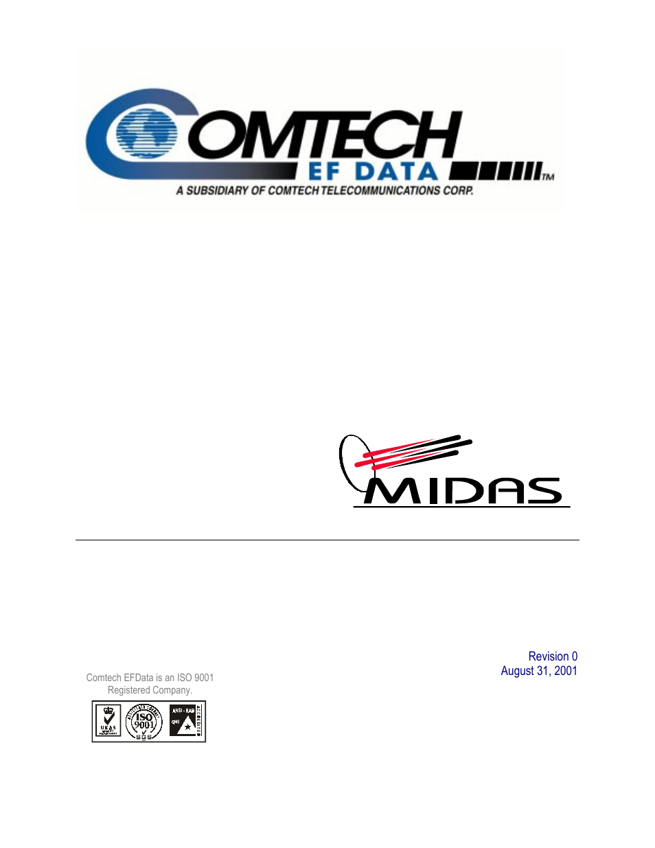 Transmit and receive levels operator’s guide | Comtech EF Data MIDAS Transmit and Receive Levels User Manual | Page 3 / 14