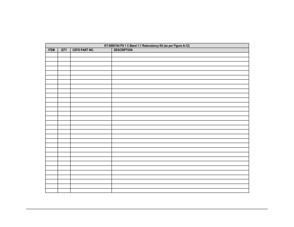 A.6.1 spod ps 1 1:1 redundancy kit examples | Comtech EF Data SPOD PS 1, PS 1.5, and PS 2 C-, X-, or Ku-Band User Manual | Page 136 / 194