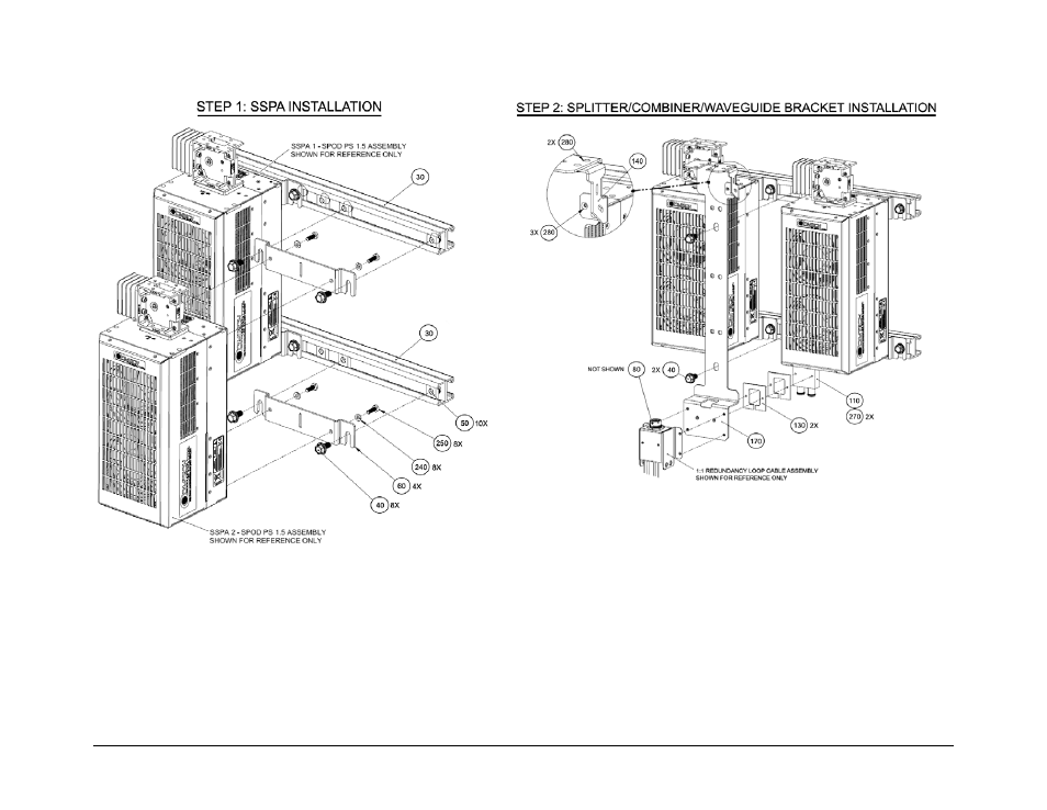 Comtech EF Data SPOD PS 1, PS 1.5, and PS 2 C-, X-, or Ku-Band User Manual | Page 154 / 194