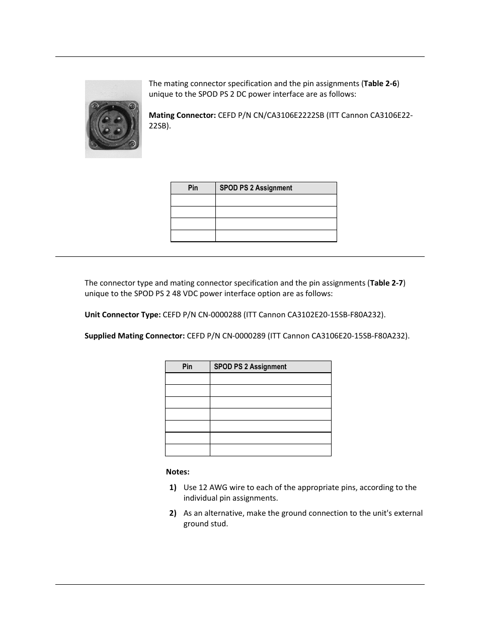 3 spod ps 2 ‘j3 | power in’ (dc power main) | Comtech EF Data SPOD PS 1, PS 1.5, and PS 2 C-, X-, or Ku-Band User Manual | Page 41 / 194