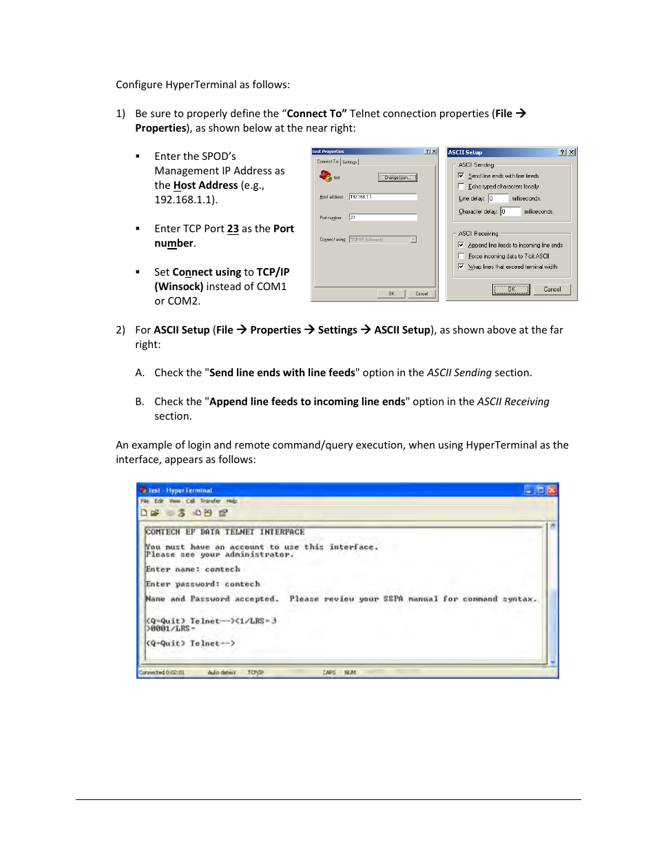 Comtech EF Data SPOD PS 1, PS 1.5, and PS 2 C-, X-, or Ku-Band User Manual | Page 65 / 194