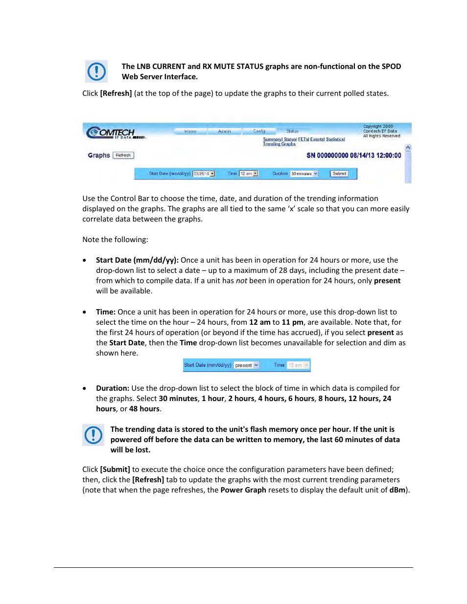 Comtech EF Data SPOD PS 1, PS 1.5, and PS 2 C-, X-, or Ku-Band User Manual | Page 89 / 194