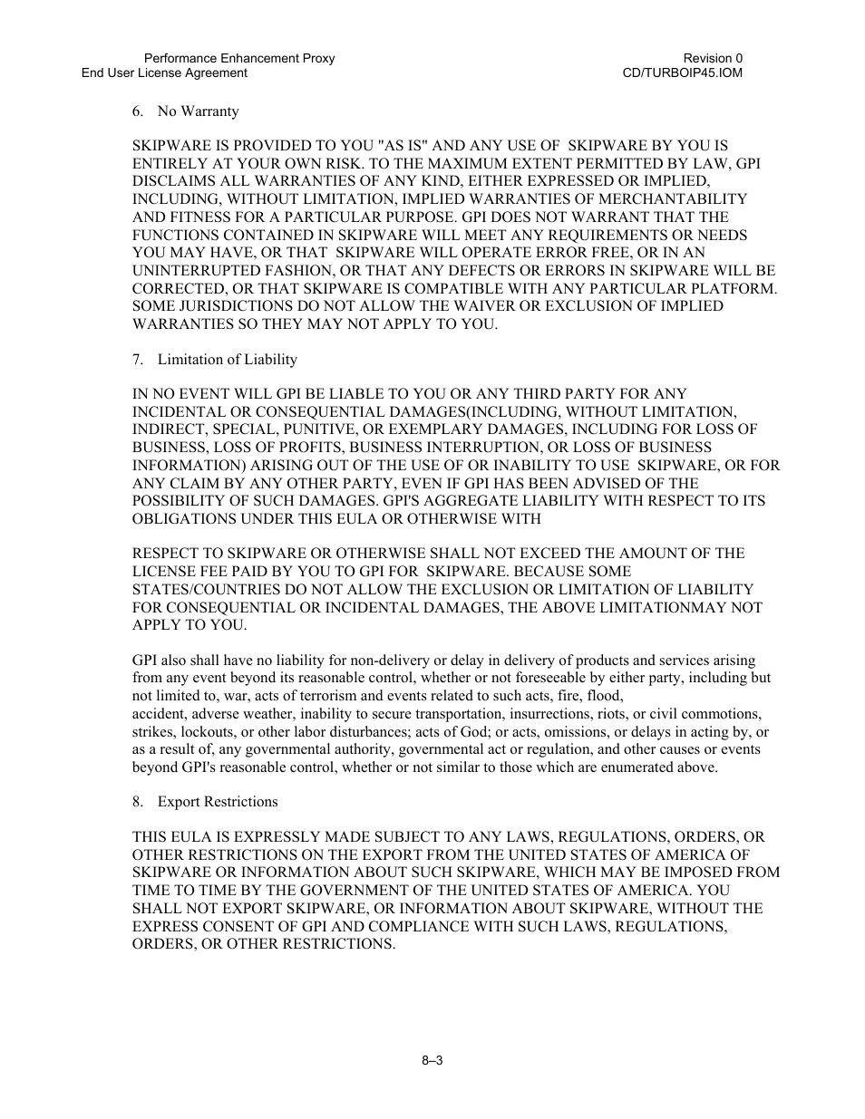 Comtech EF Data turboIP-45 User Manual | Page 105 / 108