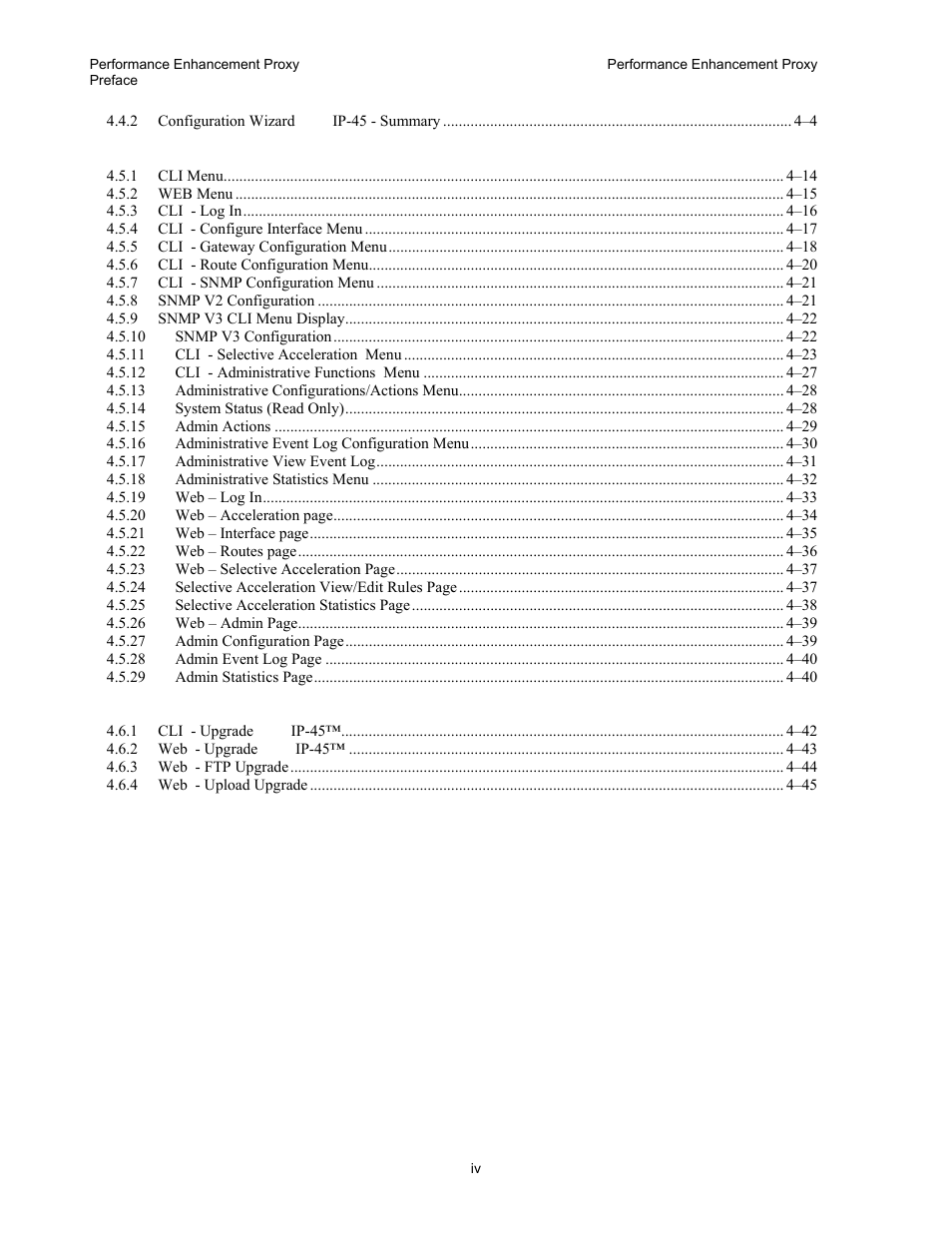 Comtech EF Data turboIP-45 User Manual | Page 6 / 108