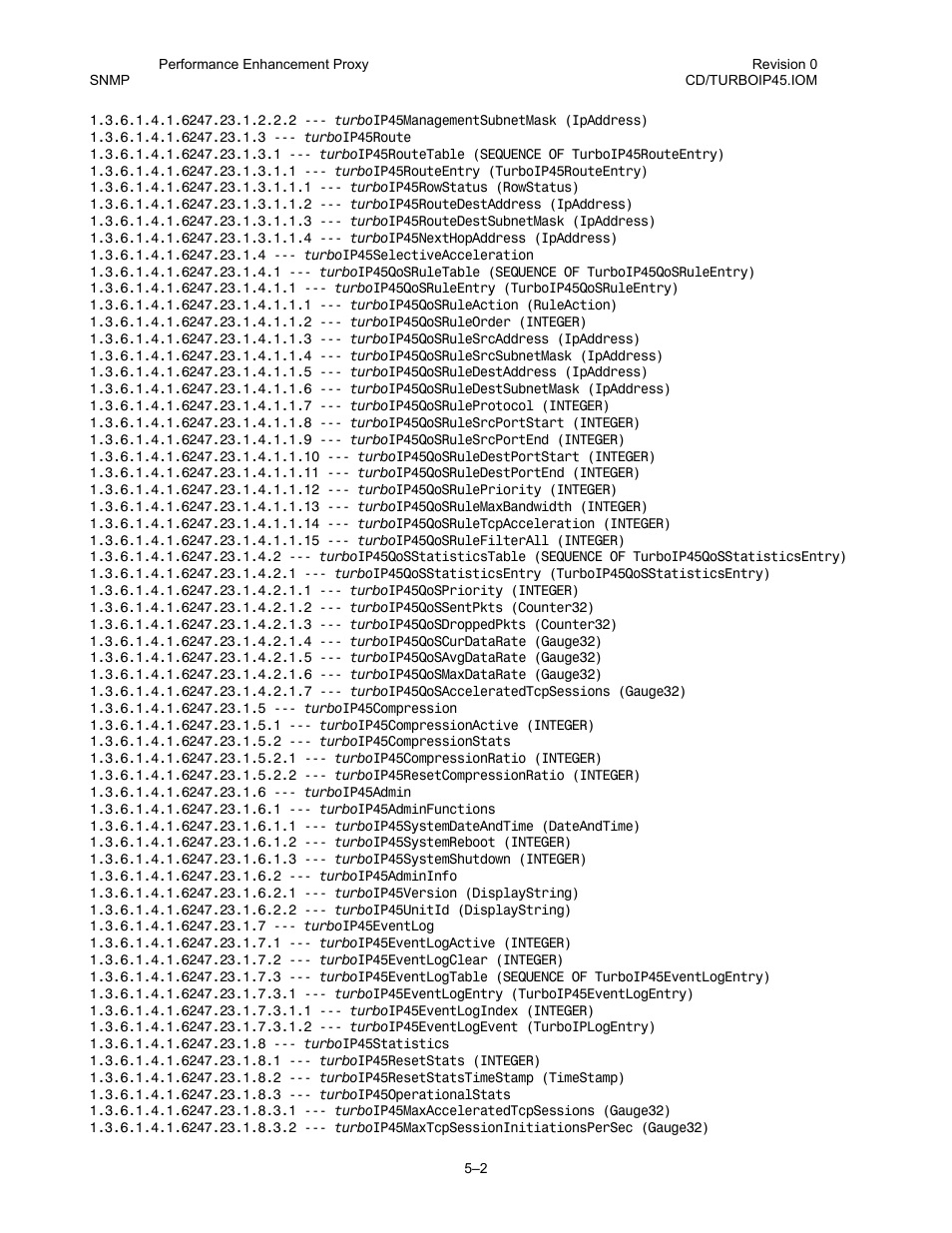 Comtech EF Data turboIP-45 User Manual | Page 72 / 108