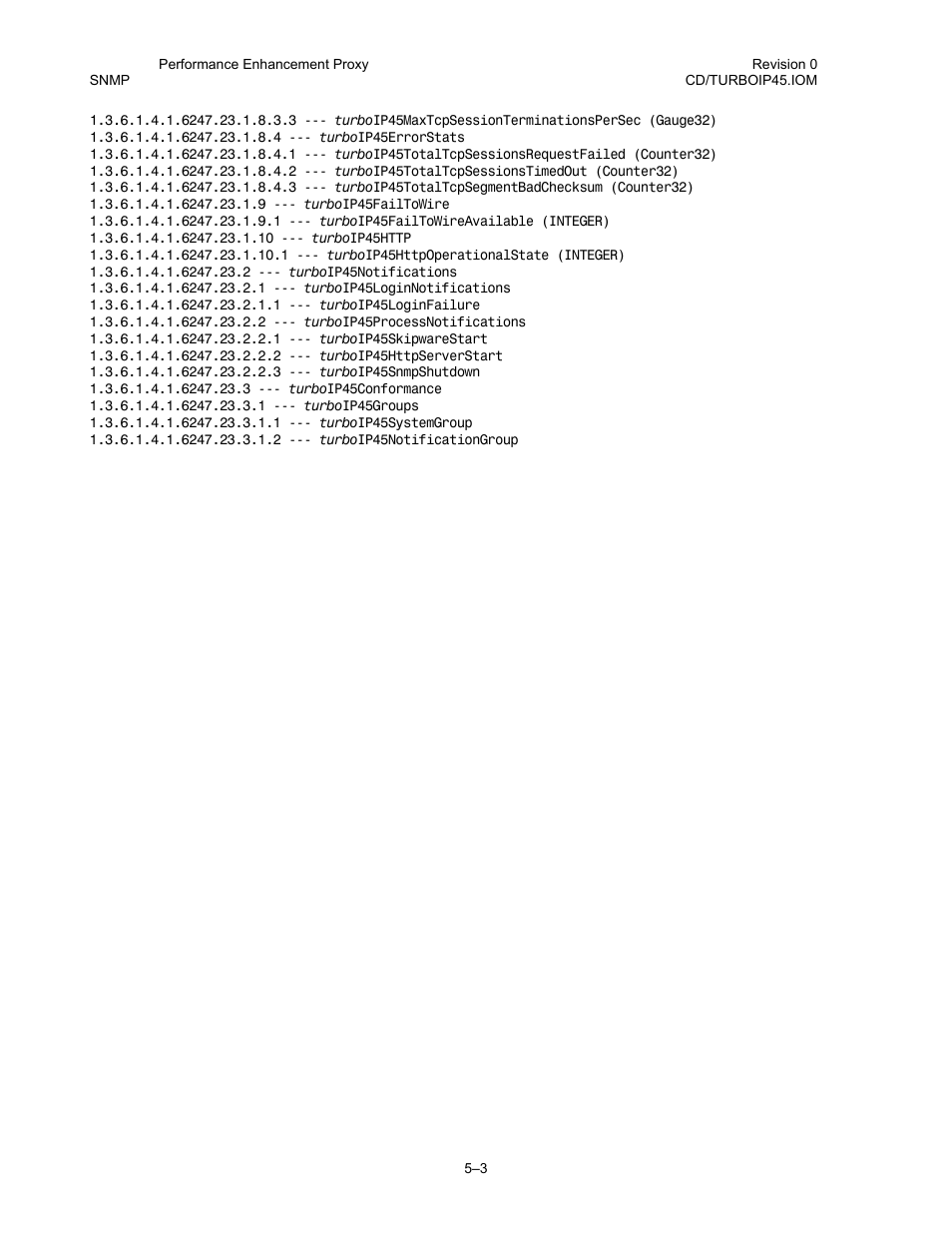 Comtech EF Data turboIP-45 User Manual | Page 73 / 108