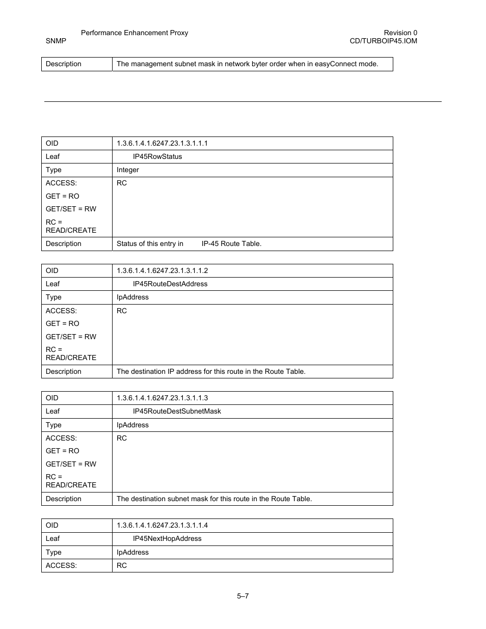 6 turboip-45™ route, 6 turbo ip-45, Route | Comtech EF Data turboIP-45 User Manual | Page 77 / 108