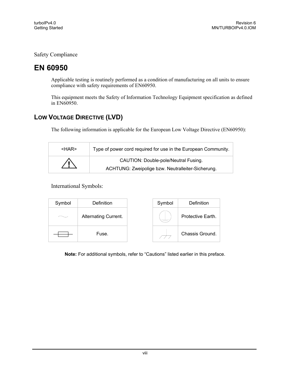 Lvd) | Comtech EF Data turboIP v4.0 User Manual | Page 10 / 114