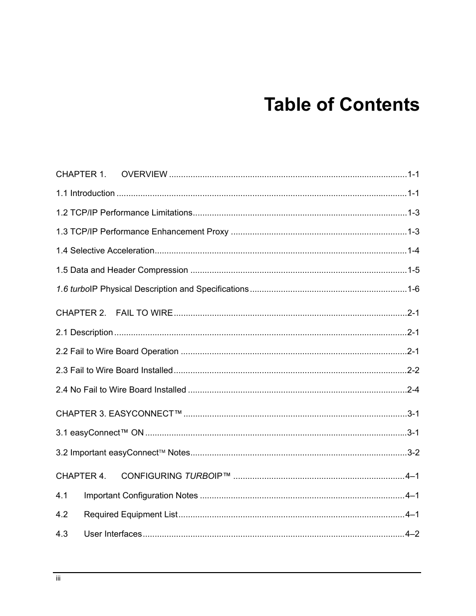 Comtech EF Data turboIP v4.0 User Manual | Page 5 / 114