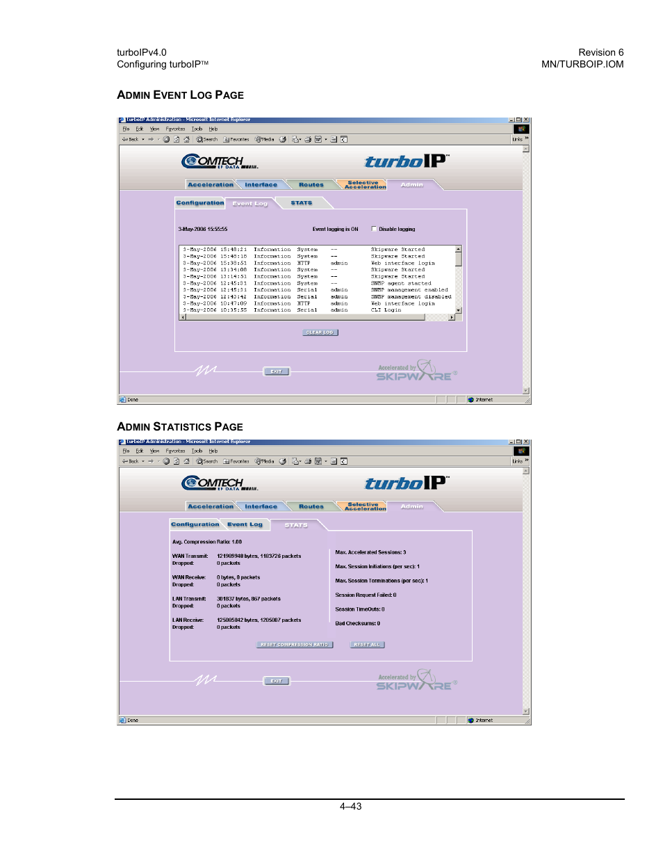 Comtech EF Data turboIP v4.0 User Manual | Page 71 / 114