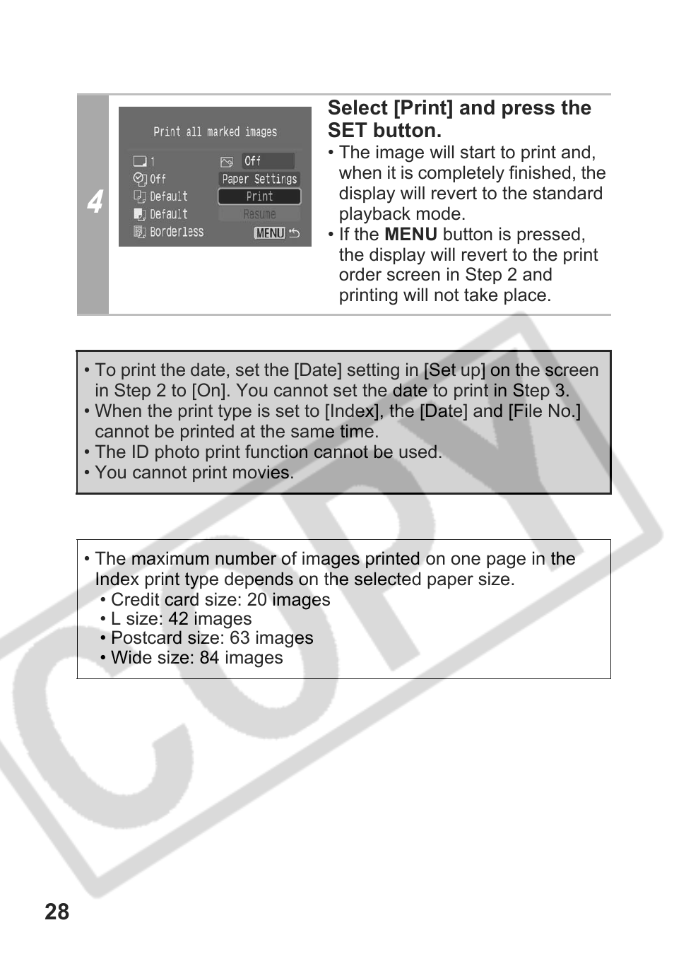 Canon DPUG9 User Manual | Page 30 / 78