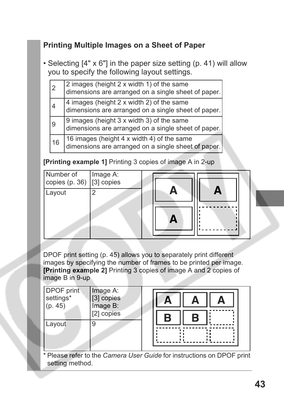 Canon DPUG9 User Manual | Page 45 / 78
