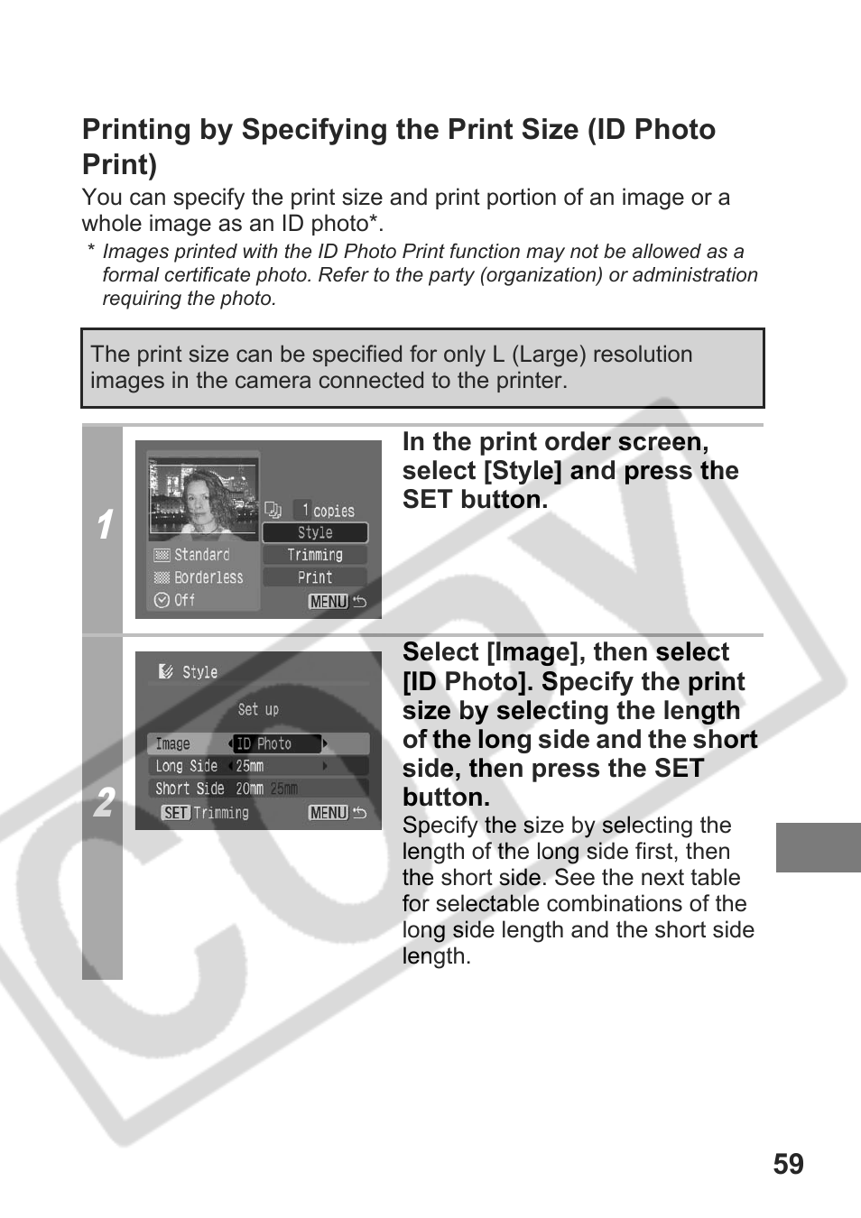 Canon DPUG9 User Manual | Page 61 / 78