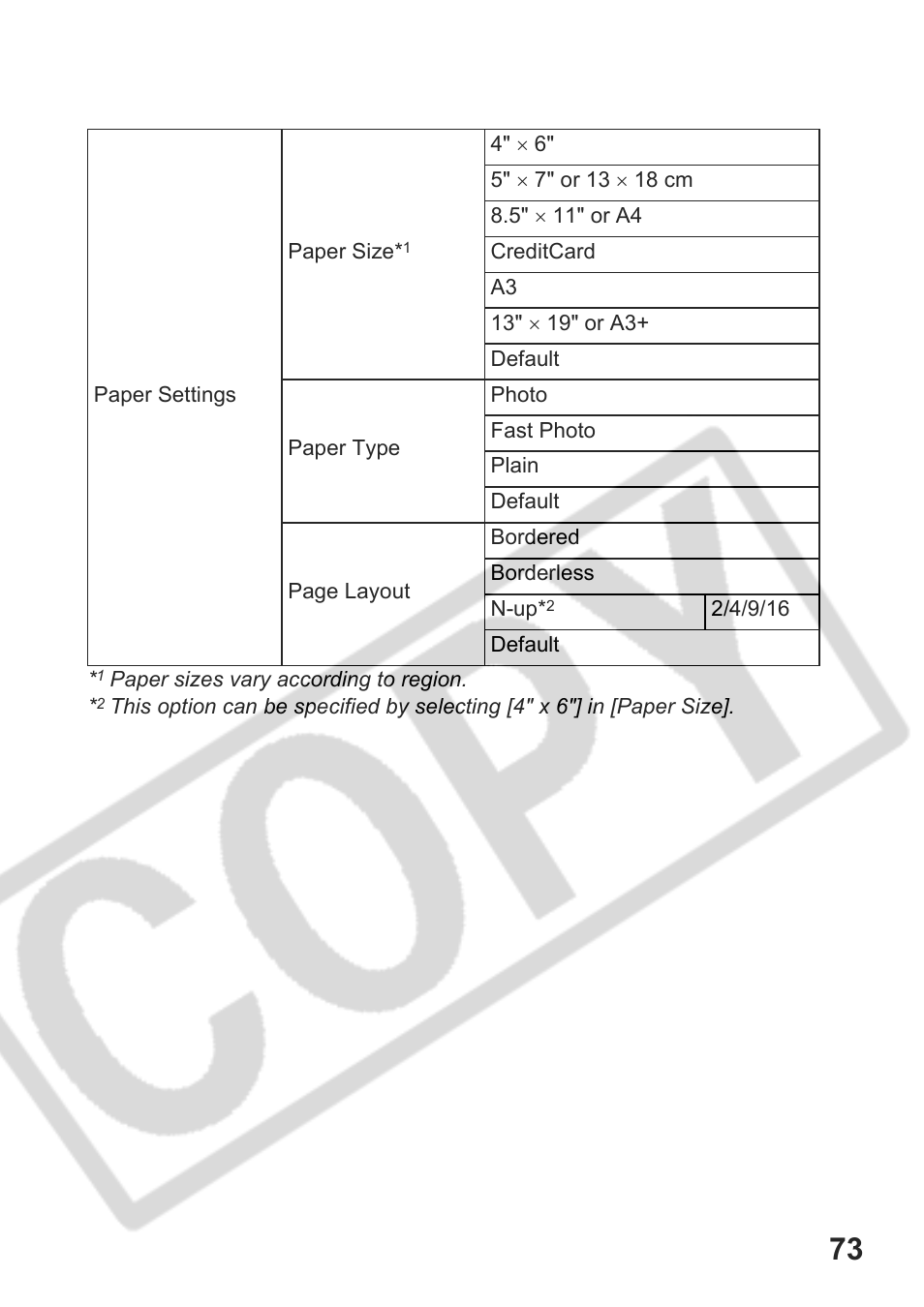 Canon DPUG9 User Manual | Page 75 / 78