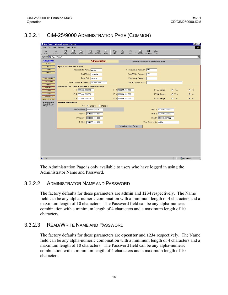 Comtech EF Data CiM-25/9000 User Manual | Page 32 / 134