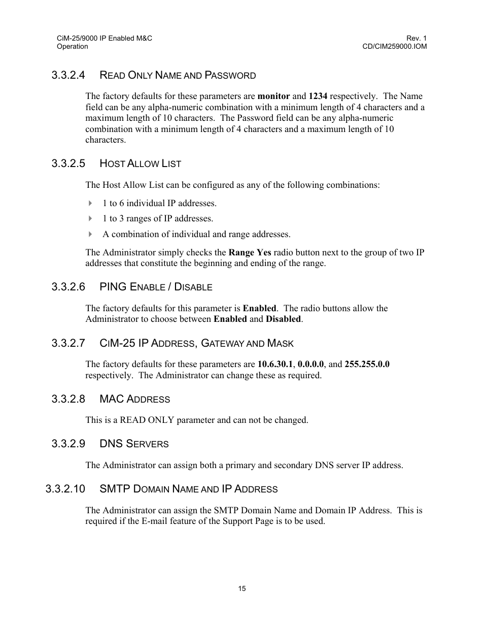 Comtech EF Data CiM-25/9000 User Manual | Page 33 / 134