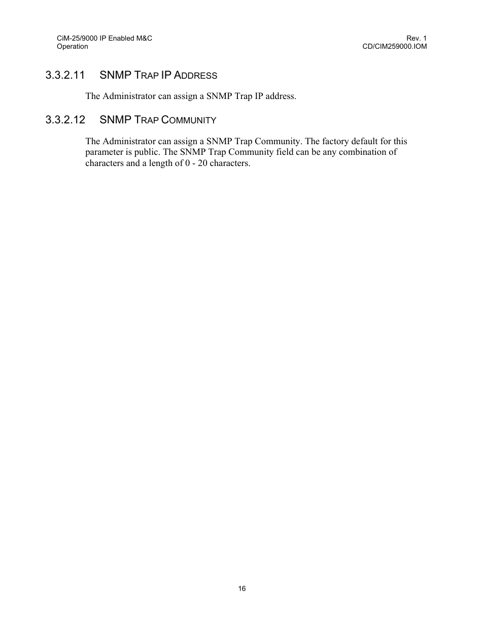 Comtech EF Data CiM-25/9000 User Manual | Page 34 / 134