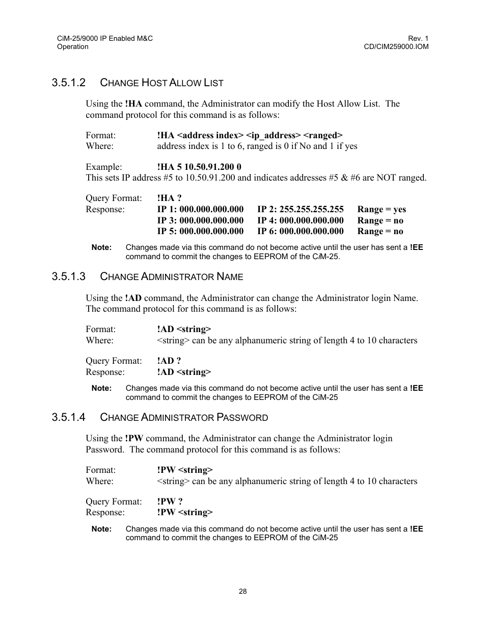 Comtech EF Data CiM-25/9000 User Manual | Page 46 / 134