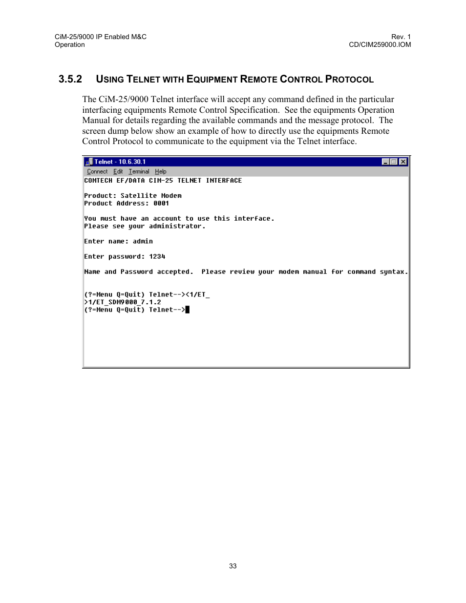 Comtech EF Data CiM-25/9000 User Manual | Page 51 / 134