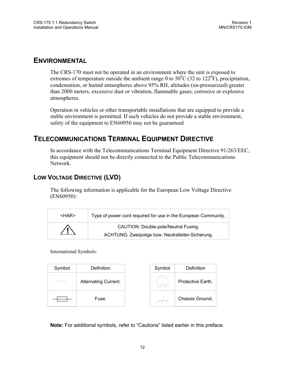 Comtech EF Data CRS-170 User Manual | Page 10 / 34