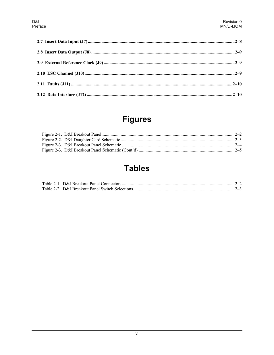 Figures, Tables | Comtech EF Data D&I User Manual | Page 10 / 24