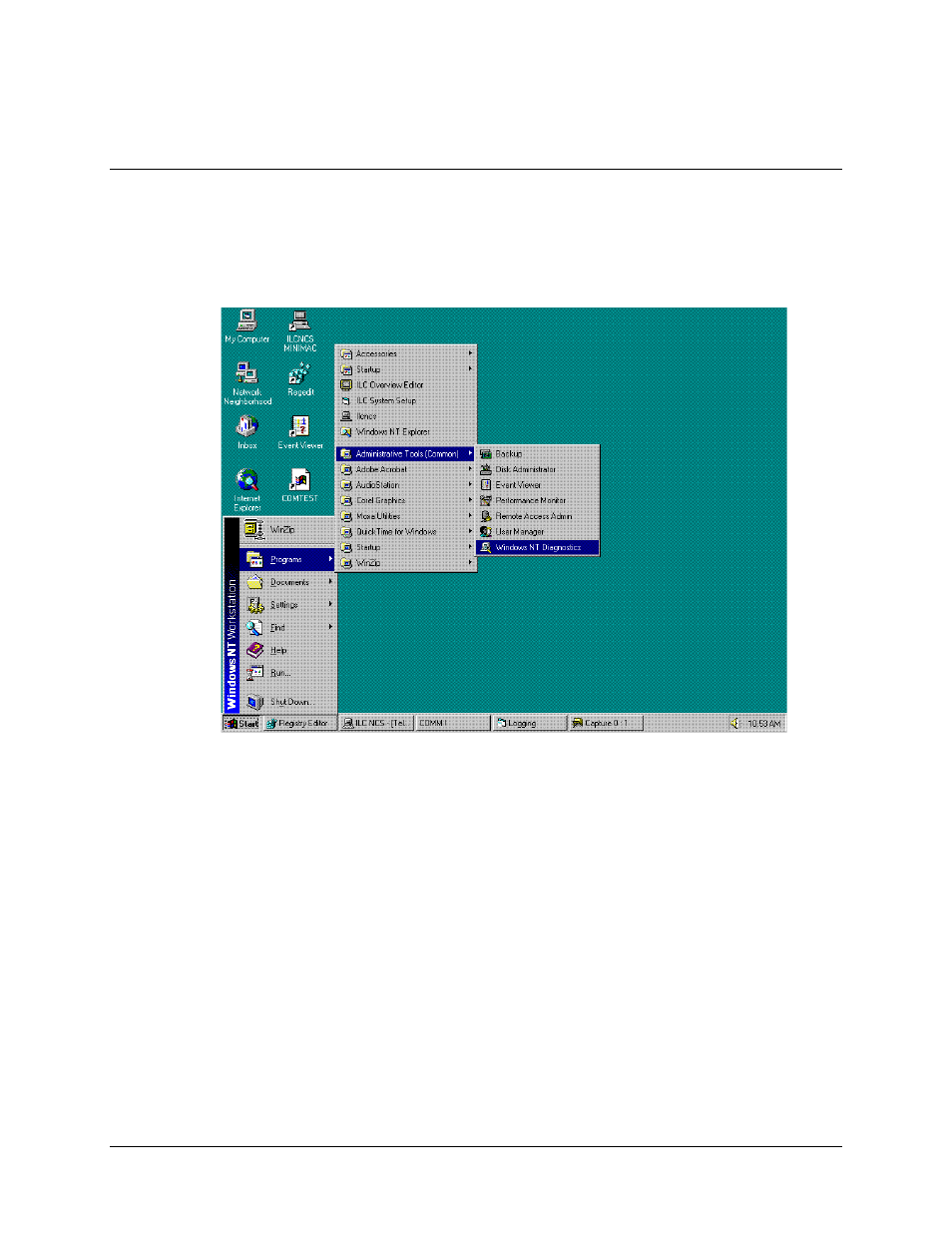 Path to windows nt diagnostics, A.2 path to windows nt diagnostics | Comtech EF Data MiniMac Installation ManualOperation Manual Operation Manual User Manual | Page 22 / 140