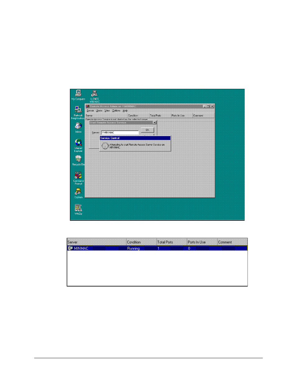 Attempt to start remote access administrator, A.4.5 attempt to start remote access administrator | Comtech EF Data MiniMac Installation ManualOperation Manual Operation Manual User Manual | Page 37 / 140