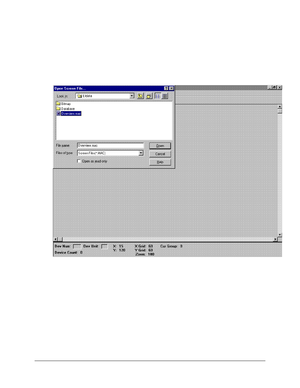 Opening the overview.mac file, 1 opening the overview.mac file | Comtech EF Data MiniMac Installation ManualOperation Manual Operation Manual User Manual | Page 46 / 140