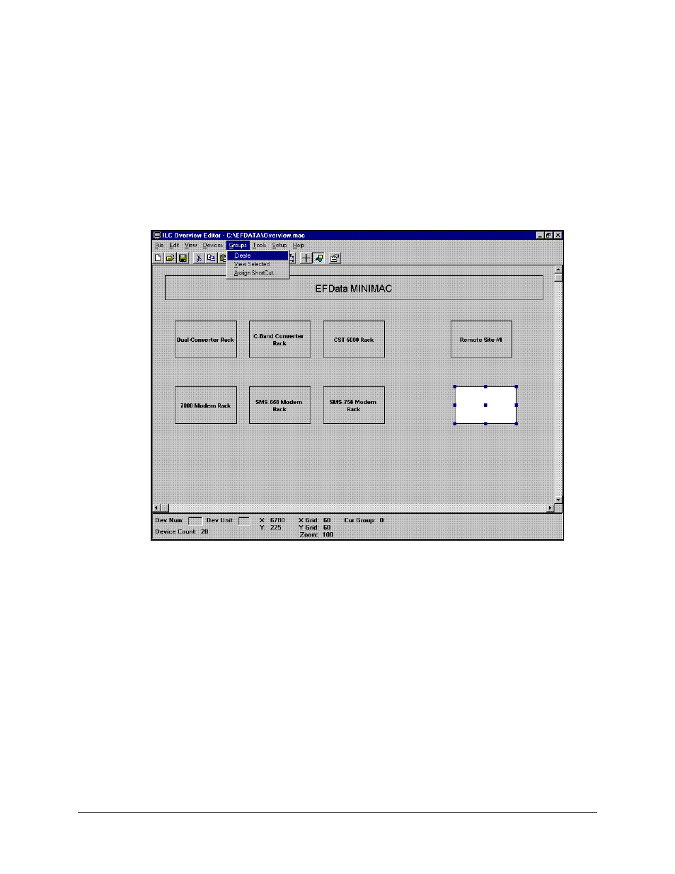 Creating a new group, 3 creating a new group | Comtech EF Data MiniMac Installation ManualOperation Manual Operation Manual User Manual | Page 51 / 140