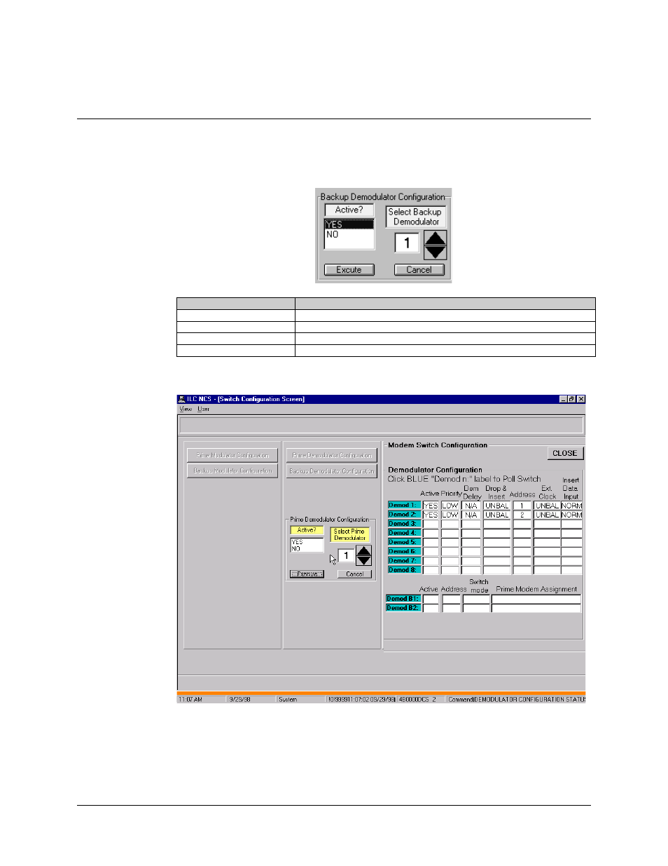 Backup demodulator configuration, 4 backup demodulator configuration | Comtech EF Data MiniMAC Operation ManualOperation Manual Operation Manual User Manual | Page 104 / 216