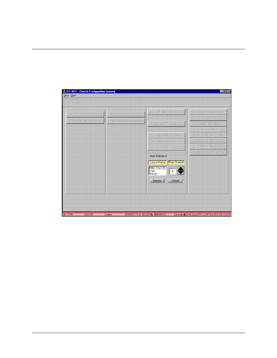 Insert data input, 9 insert data input | Comtech EF Data MiniMAC Operation ManualOperation Manual Operation Manual User Manual | Page 109 / 216