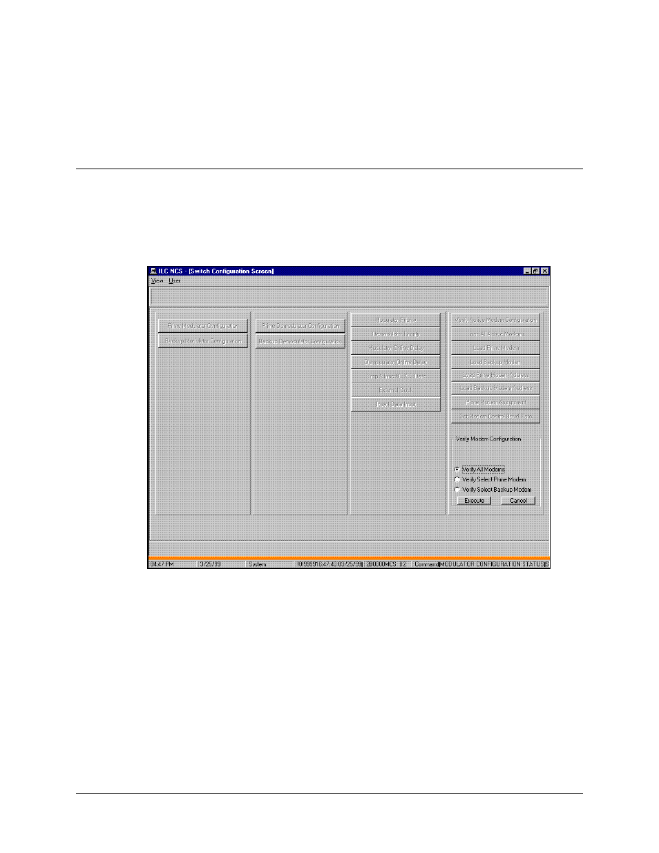 System configuration, Verify active modem configuration | Comtech EF Data MiniMAC Operation ManualOperation Manual Operation Manual User Manual | Page 110 / 216