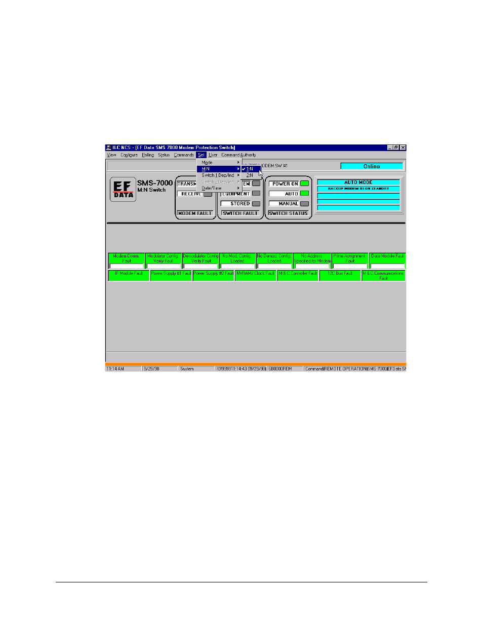 Mode – m:n, 3 mode – m:n | Comtech EF Data MiniMAC Operation ManualOperation Manual Operation Manual User Manual | Page 118 / 216