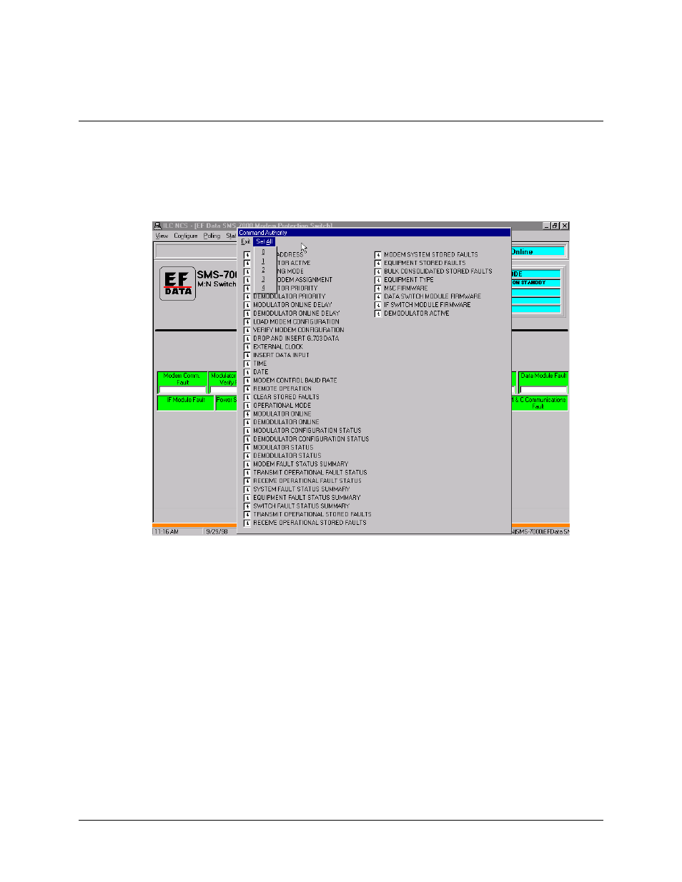 Command authority, 7 command authority | Comtech EF Data MiniMAC Operation ManualOperation Manual Operation Manual User Manual | Page 120 / 216