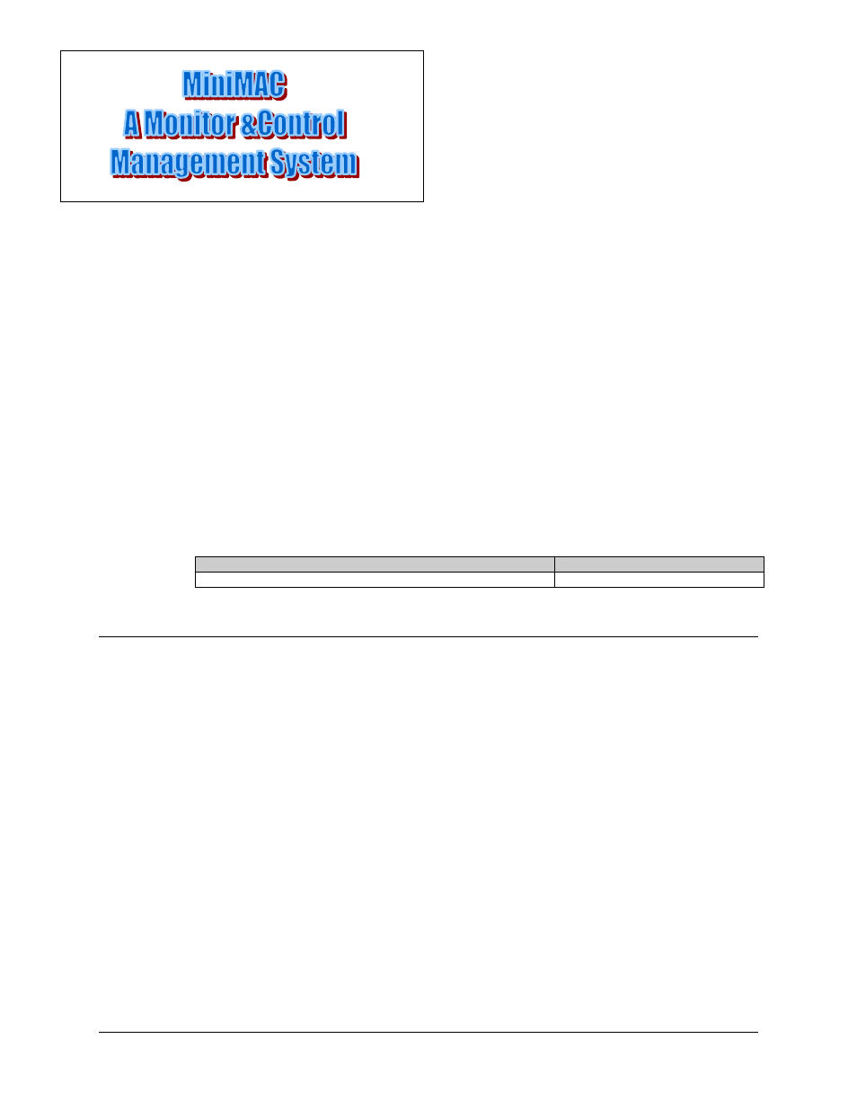 Appendix a system setup spreadsheet, System setup spreadsheet, Appendix a. system setup spreadsheet | Comtech EF Data MiniMAC Operation ManualOperation Manual Operation Manual User Manual | Page 14 / 216