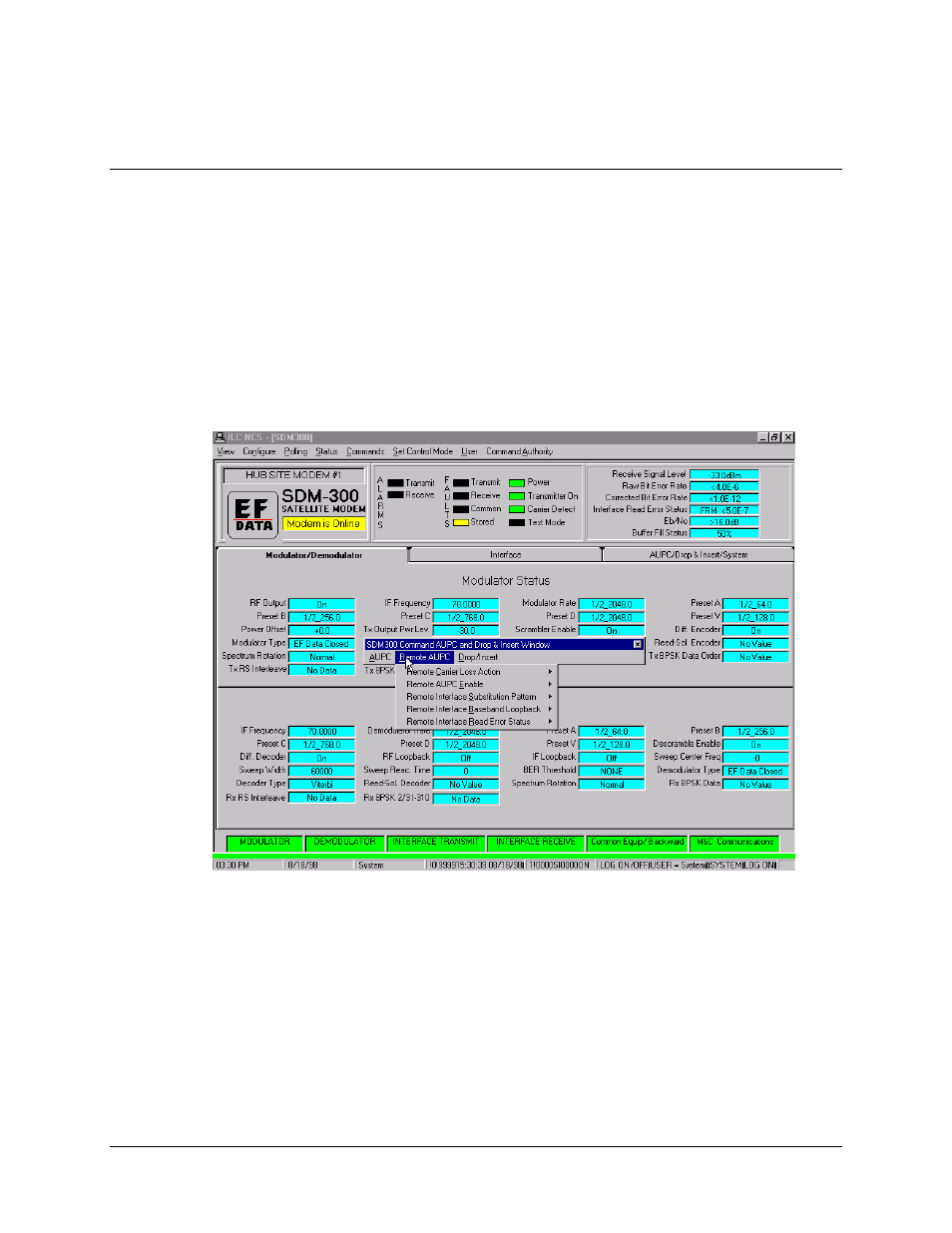 Remote aupc commands | Comtech EF Data MiniMAC Operation ManualOperation Manual Operation Manual User Manual | Page 151 / 216