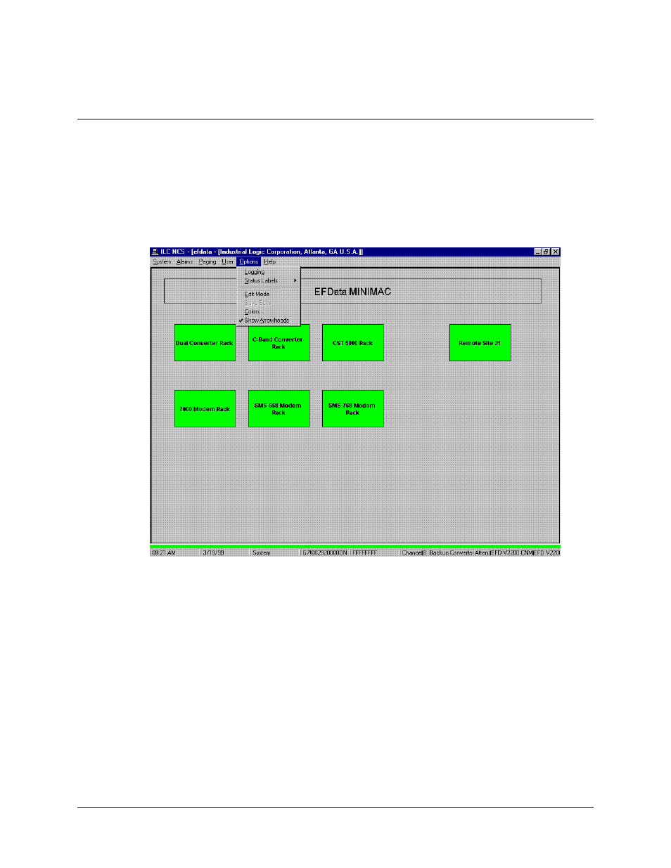 Options, 1 options | Comtech EF Data MiniMAC Operation ManualOperation Manual Operation Manual User Manual | Page 157 / 216