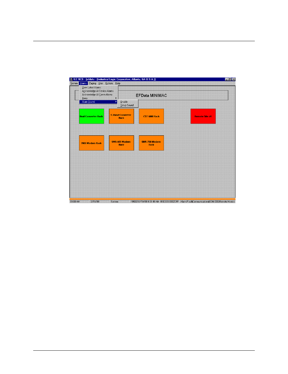 Alarm sound, 5 alarm sound | Comtech EF Data MiniMAC Operation ManualOperation Manual Operation Manual User Manual | Page 190 / 216