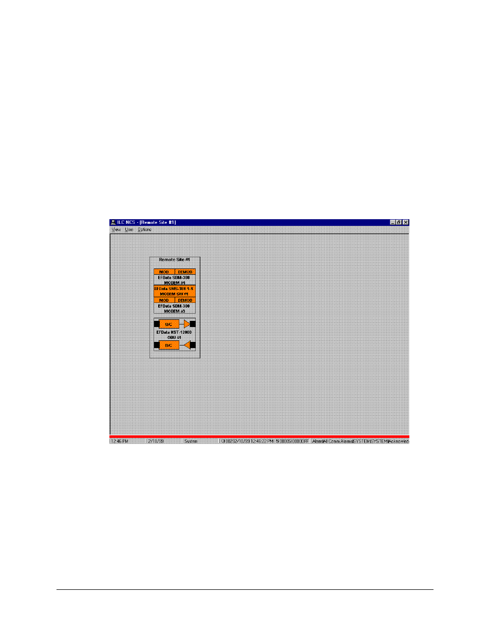 Remote site 1 | Comtech EF Data MiniMAC Operation ManualOperation Manual Operation Manual User Manual | Page 203 / 216