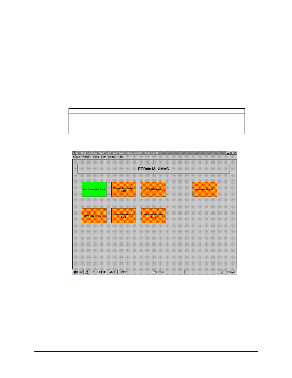 Opening the comm window, 3 opening the comm window | Comtech EF Data MiniMAC Operation ManualOperation Manual Operation Manual User Manual | Page 204 / 216