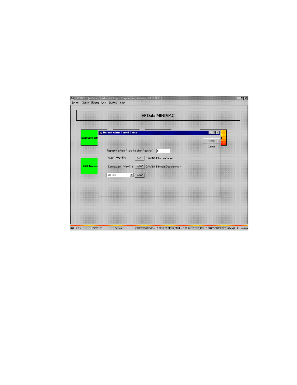 Attaching system wave files, B.2.2 attaching system wave files | Comtech EF Data MiniMAC Operation ManualOperation Manual Operation Manual User Manual | Page 30 / 216