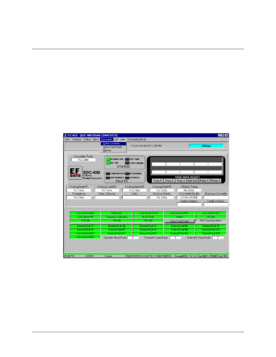 Satellite data converters, Sdc-400 down converter | Comtech EF Data MiniMAC Operation ManualOperation Manual Operation Manual User Manual | Page 53 / 216