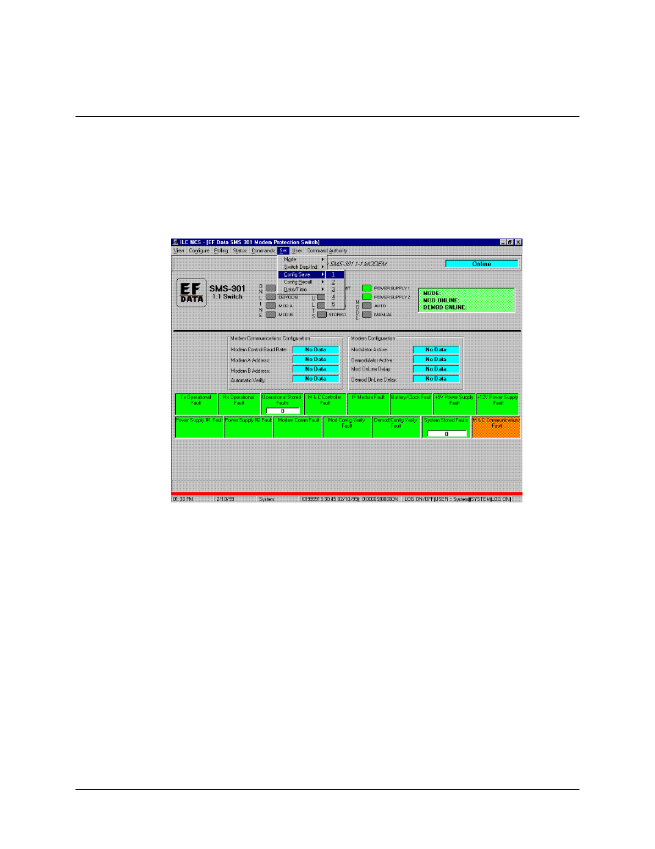 Set menu, 4 set menu | Comtech EF Data MiniMAC Operation ManualOperation Manual Operation Manual User Manual | Page 64 / 216