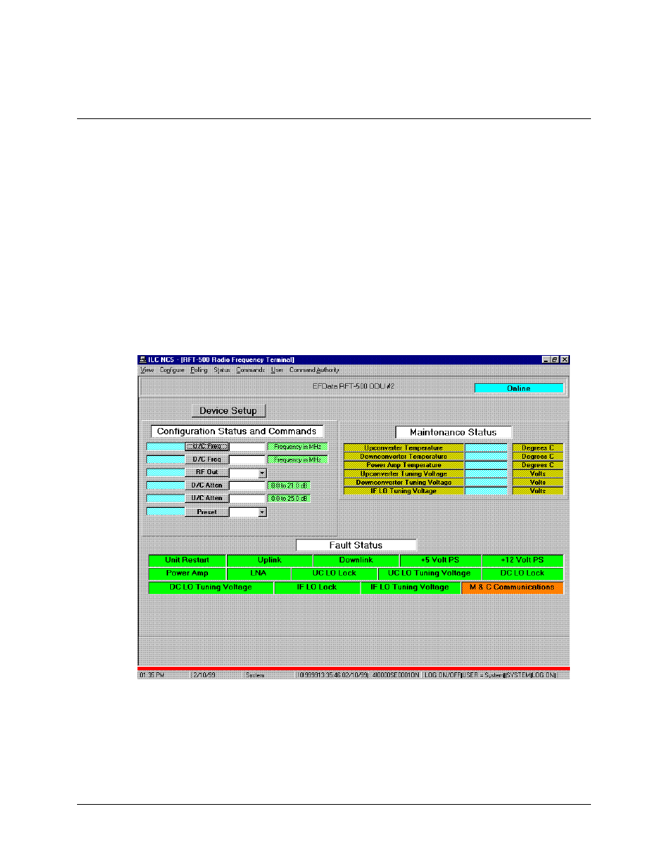 Terminals, Rft-500 radio frequency terminal | Comtech EF Data MiniMAC Operation ManualOperation Manual Operation Manual User Manual | Page 70 / 216