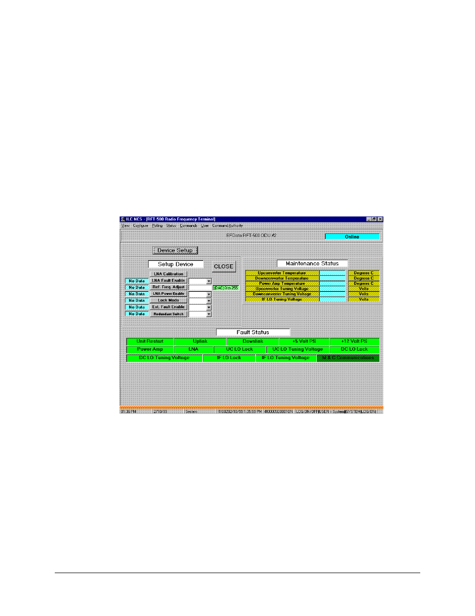 Device setup | Comtech EF Data MiniMAC Operation ManualOperation Manual Operation Manual User Manual | Page 71 / 216