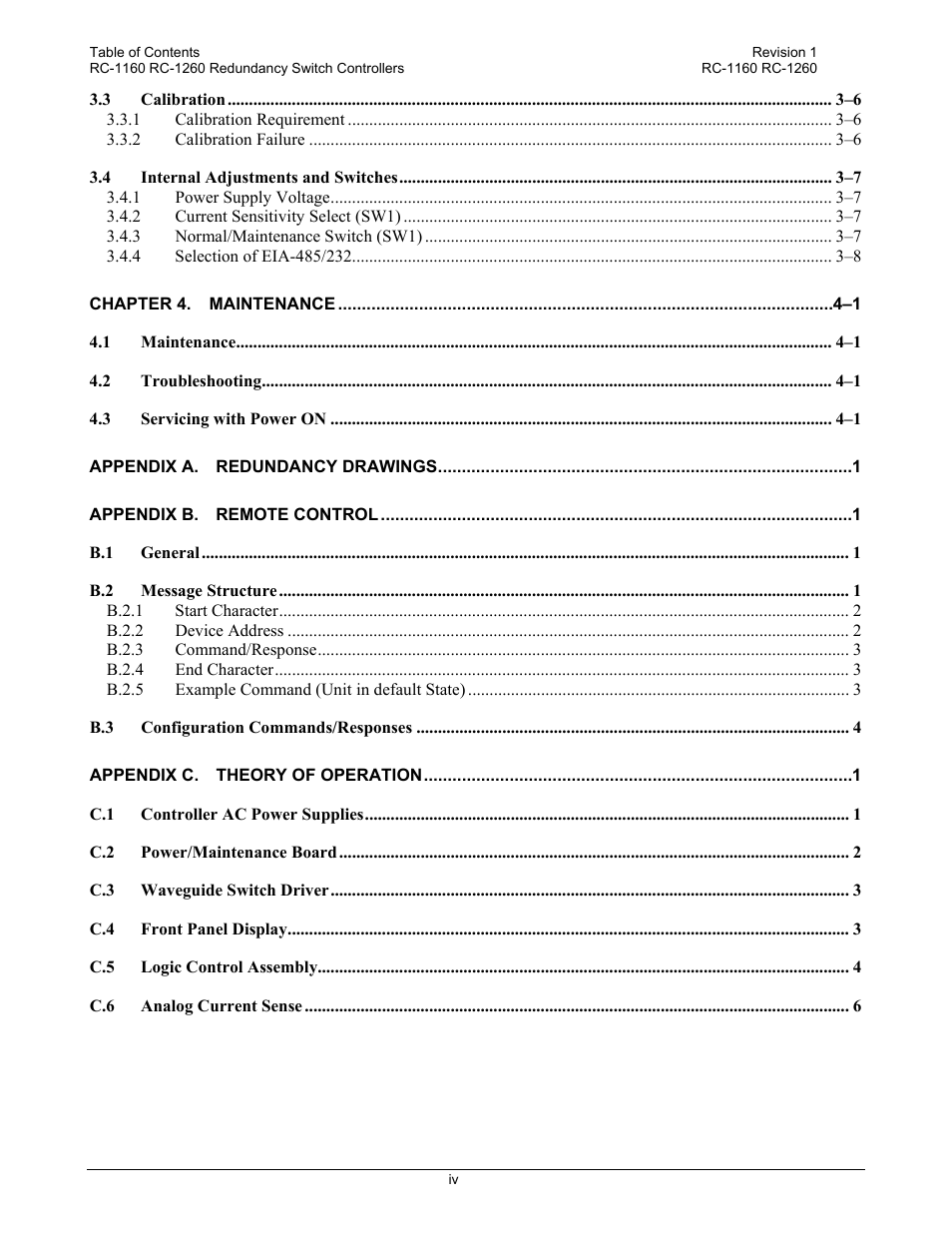 Comtech EF Data RC-1160 User Manual | Page 10 / 68